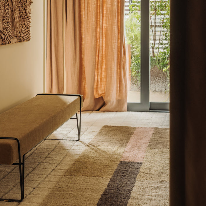 Lorena Canals Chroma Runner Vloerkleed 80 x 230 cm - Dusty Pink