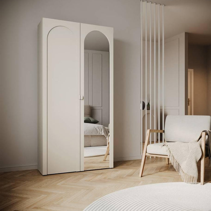 NADUVI Collection Kledingkast Archie met spiegel