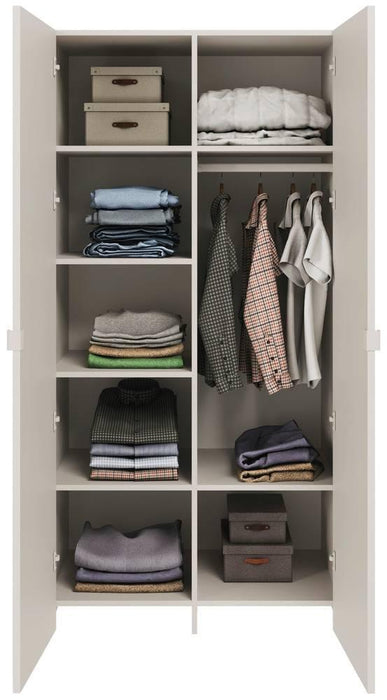 NADUVI Collection Kledingkast Archie met spiegel