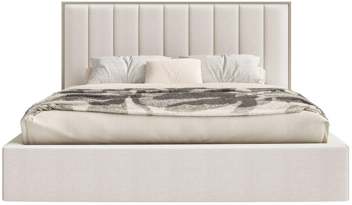 NADUVI Collection Bedframe Taavi chenille met opbergruimte en