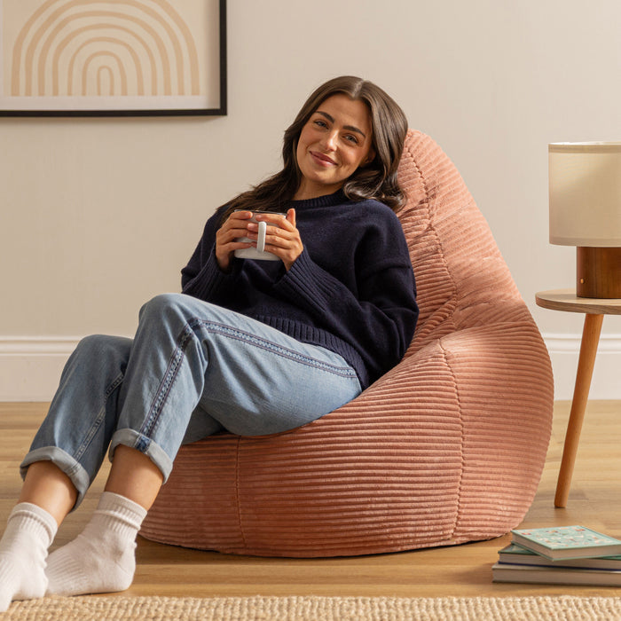 icon Dalton Zitzak - Ribfluweel - Roze