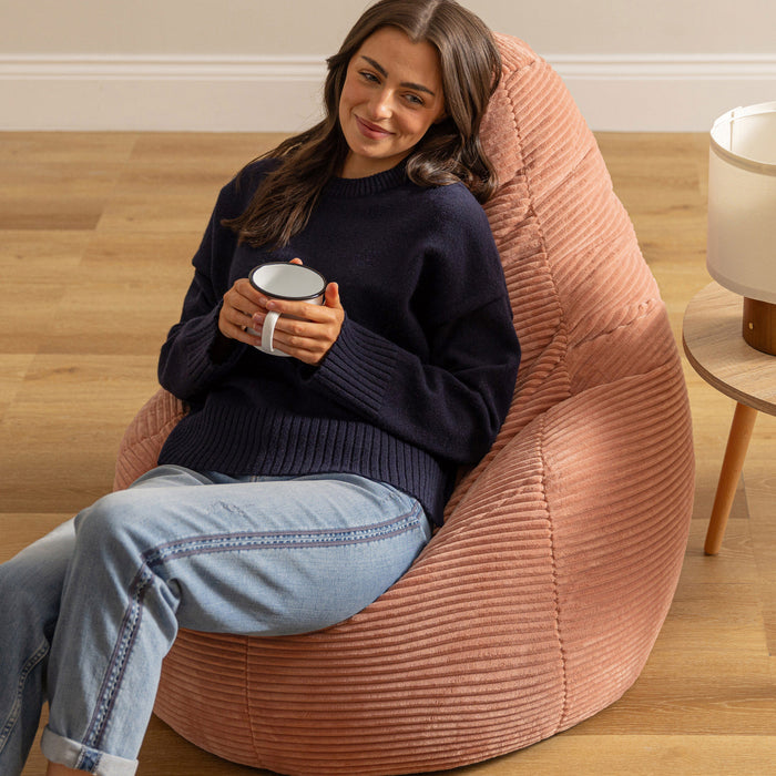 icon Dalton Zitzak - Ribfluweel - Roze