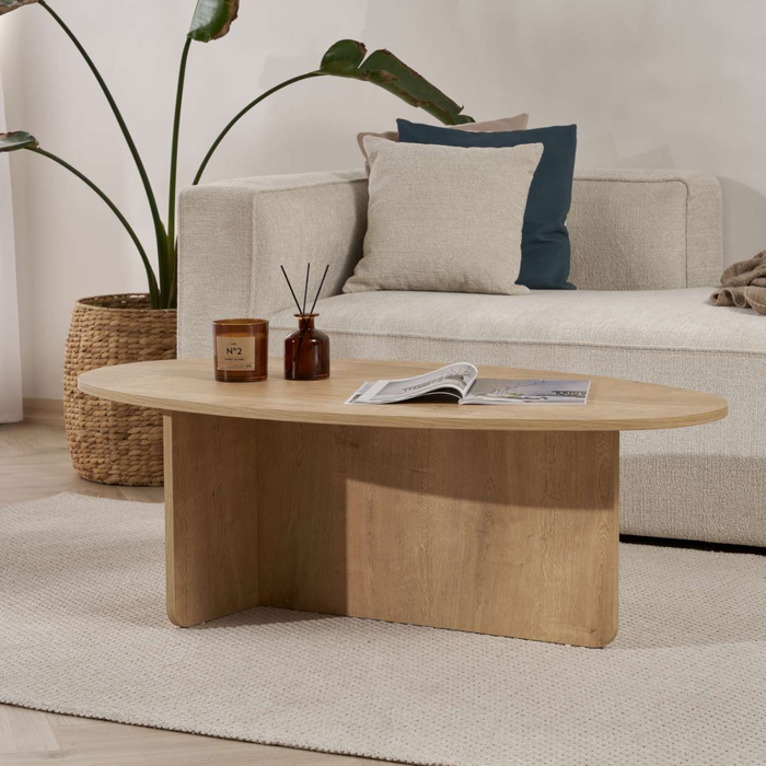 Calicosy - ANNA Tafel - B120 cm - Licht hout