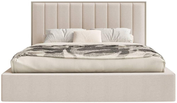 NADUVI Collection Bedframe Taavi chenille met opbergruimte en