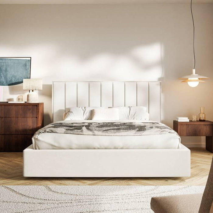 NADUVI Collection Bedframe Taavi fluweel met opbergruimte 180 x 200 cm