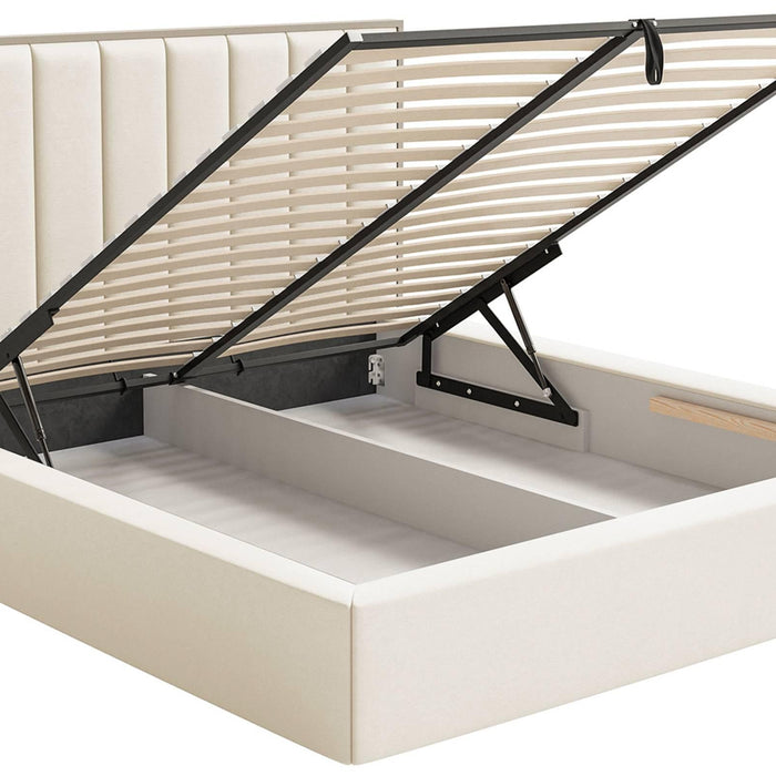 NADUVI Collection Bedframe Taavi fluweel met opbergruimte 180 x 200 cm