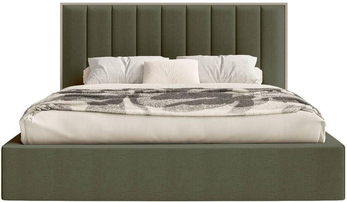 NADUVI Collection Bedframe Taavi chenille met verlichting 180 x 200 cm