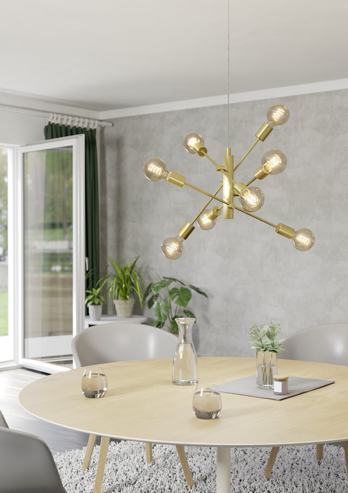 EGLO Gradoli 1 Hanglamp - E27 - Ø 71 cm - Goud
