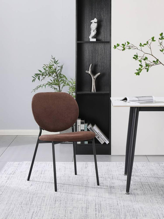 NADUVI Collection Eetkamerstoel Barto chenille