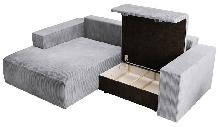 NADUVI Collection Hoekslaapbank Galine ribstof links