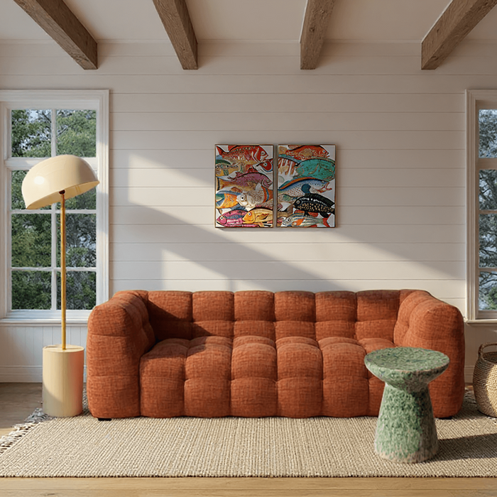 Kare Design Loungy vloerlamp - beige