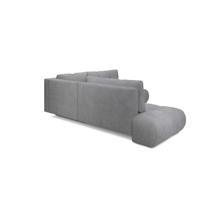 by fonQ Charme Hoekbank Links/Rechts met Slaapfunctie - Chenille - Donkergrijs