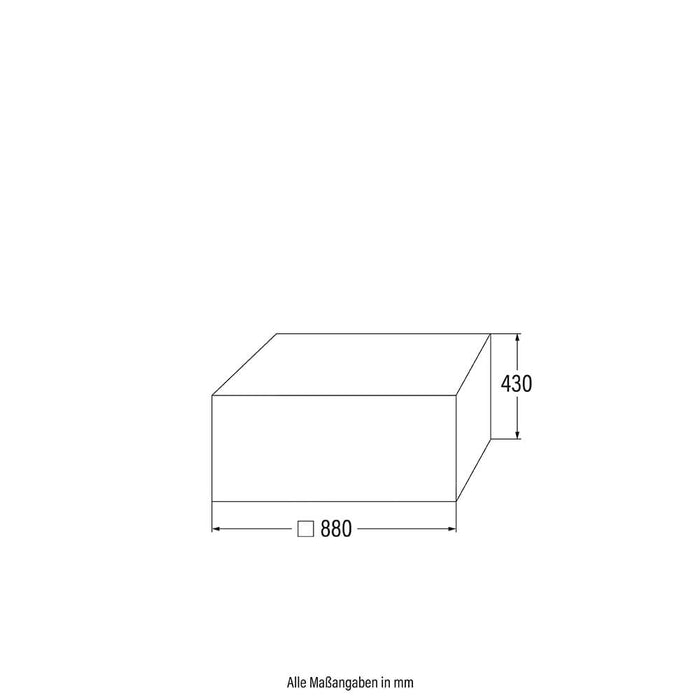 HOME DELUXE Modulair Bank Element - Hocker - Antraciet