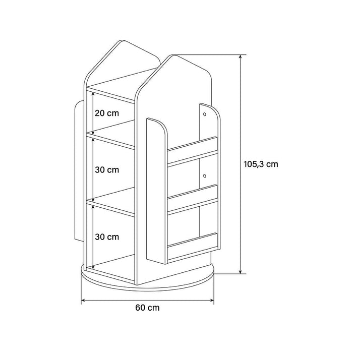 Home Deluxe Kinderplank Blauw