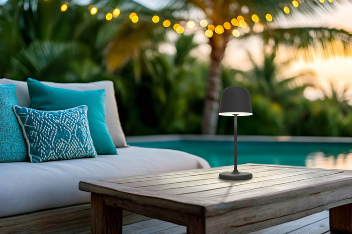 EGLO Mannera-S Tafellamp|Priklamp - USB-C - H 20 cm - Zwart