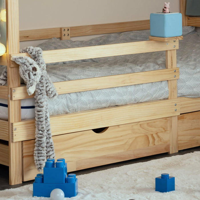 Home Deluxe kinderbed Natuur Met lades