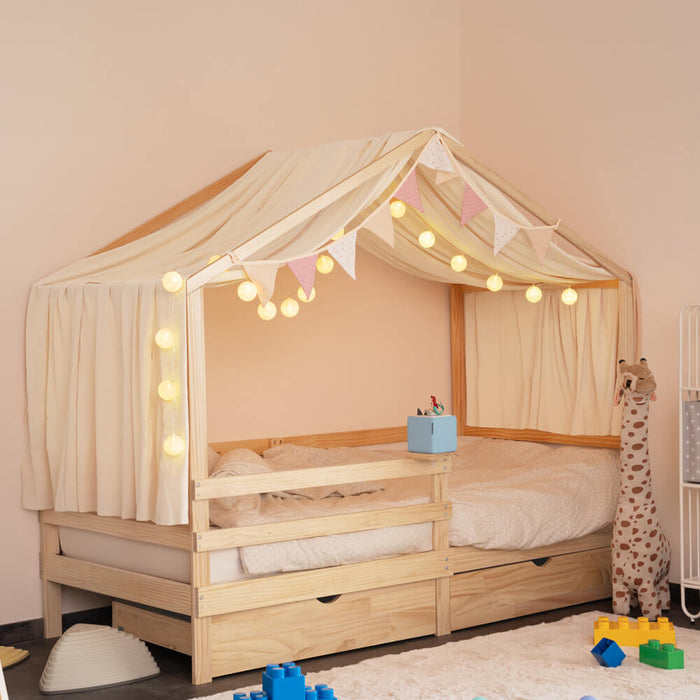 Home Deluxe kinderbed Natuur Met lades
