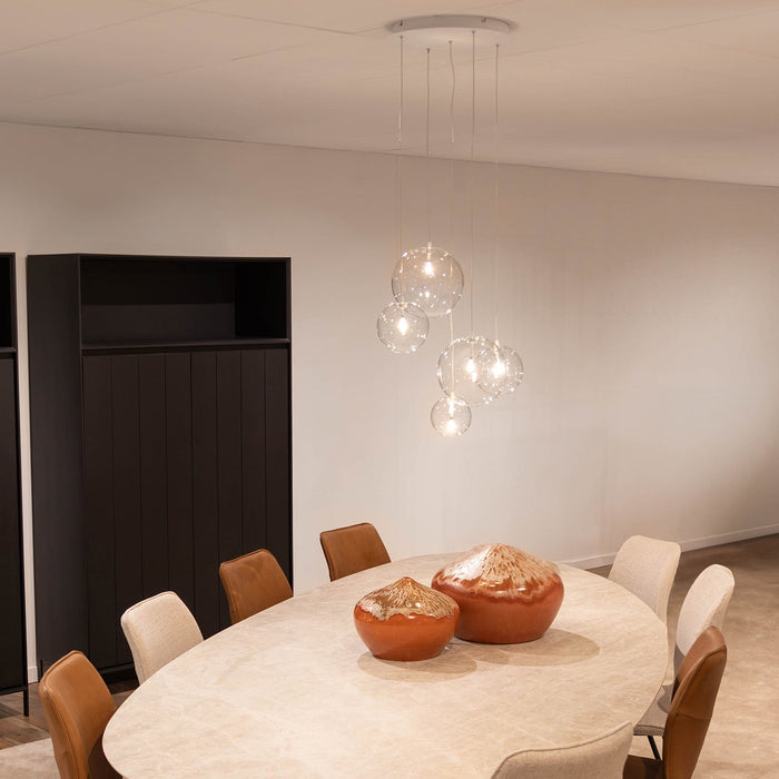 Atmooz Hanglamp Woonkamer Zwart Camau 5 White