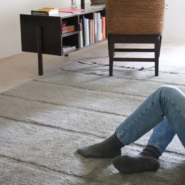 Lorena Canals Steppe Vloerkleed 120 x 170 cm - Sheep Grey