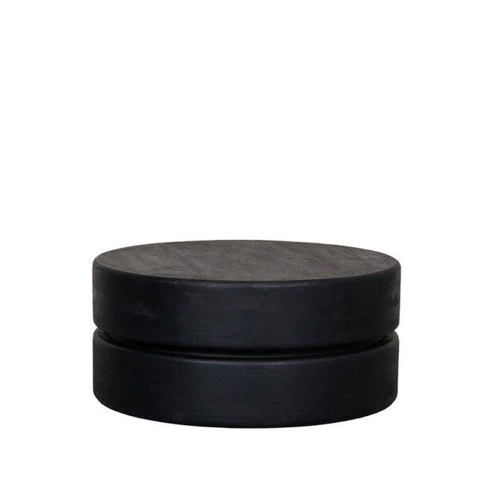 LABEL51 - Salontafel Milly 70 cm - Zwart Mangohout