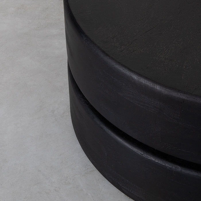 LABEL51 - Salontafel Milly 70 cm - Zwart Mangohout