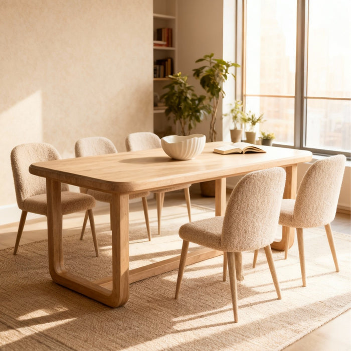 DÉJA Living - Eettafel Naturel Mangohout - 250x90x76cm - Loja