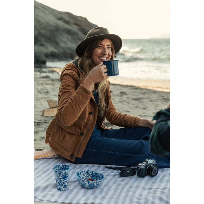 Crow Canyon Home Splatter Tumblers Set 4 Stuks Zwart