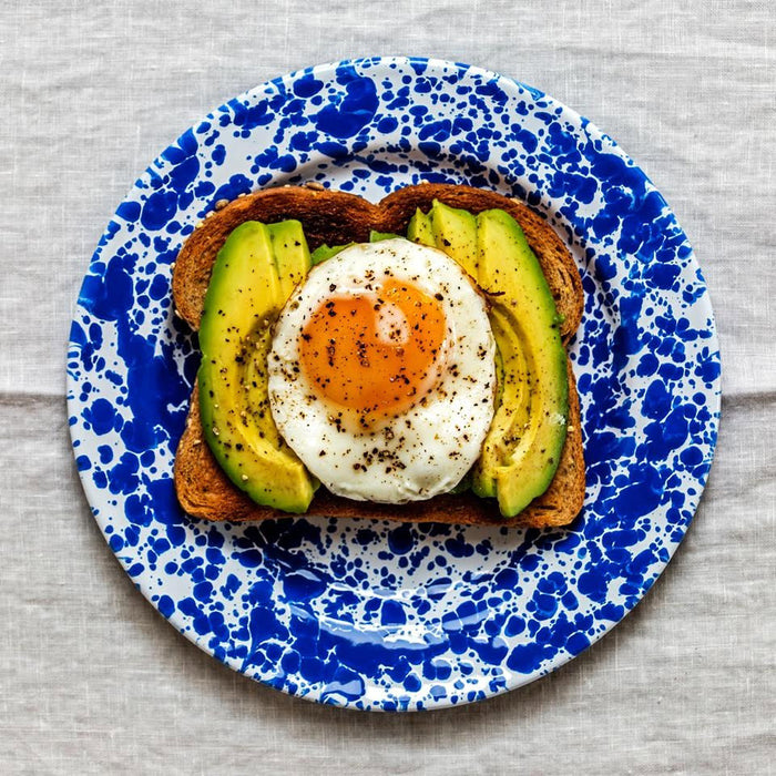 Crow Canyon Home Splatter Saladeborden Set van 4 Zwart