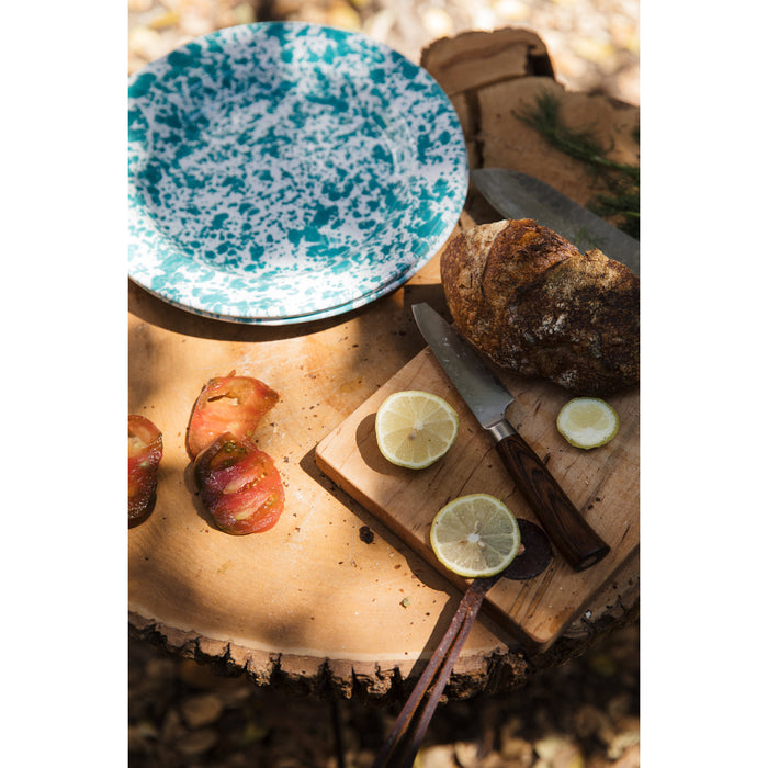 Crow Canyon Home Splatter Dinerborden Set van 4 Rood