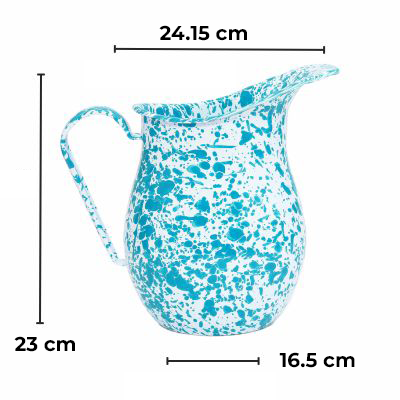 Crow Canyon Home Splatter Kan Blauw 2,8 Liter