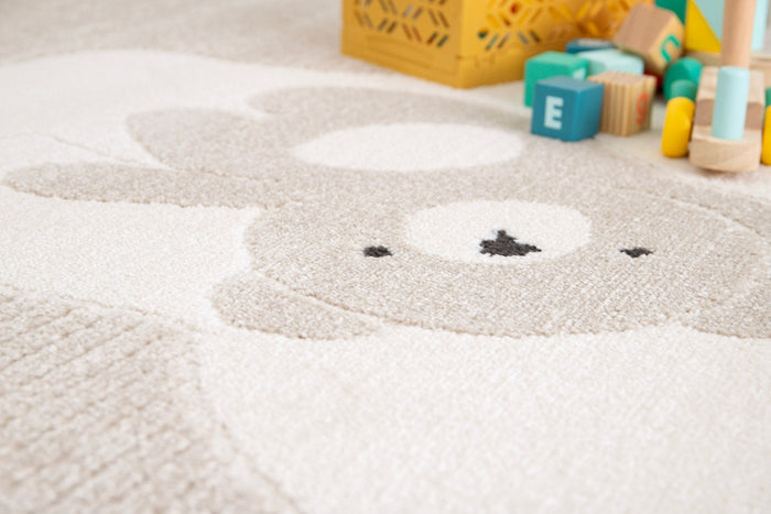 AFK Living vloerkleed Cuddle - reliëfeffect - beige