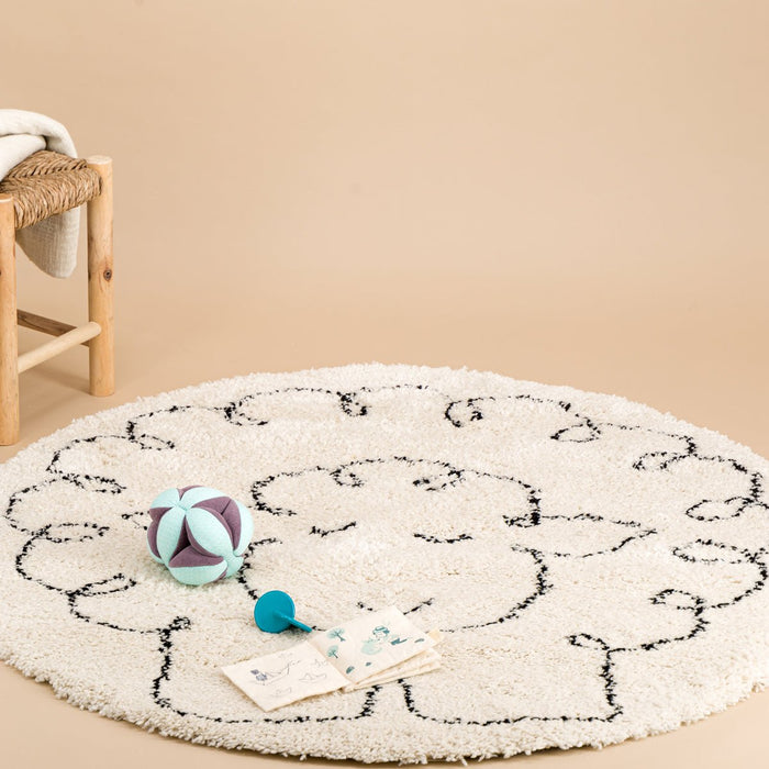 AFK Living vloerkleed Klein Schaapje - voor kinderen - beige