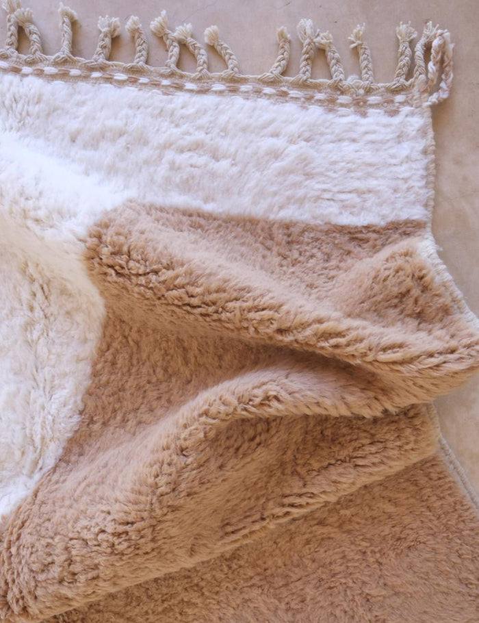 AFK Living vloerkleed Berber - handgemaakt - Wol - 165 x 267 cm