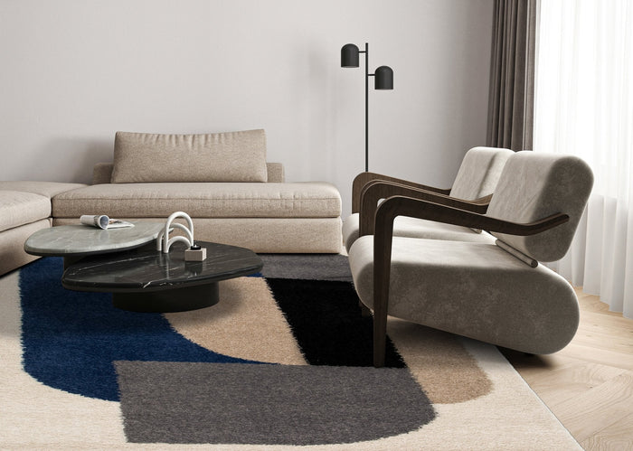 AFK Living vloerkleed Gatsby - zeer zacht - blauw