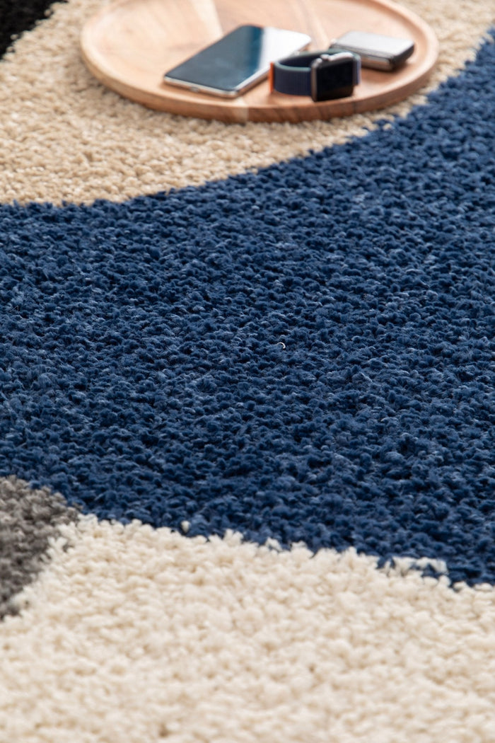 AFK Living vloerkleed Gatsby - zeer zacht - blauw