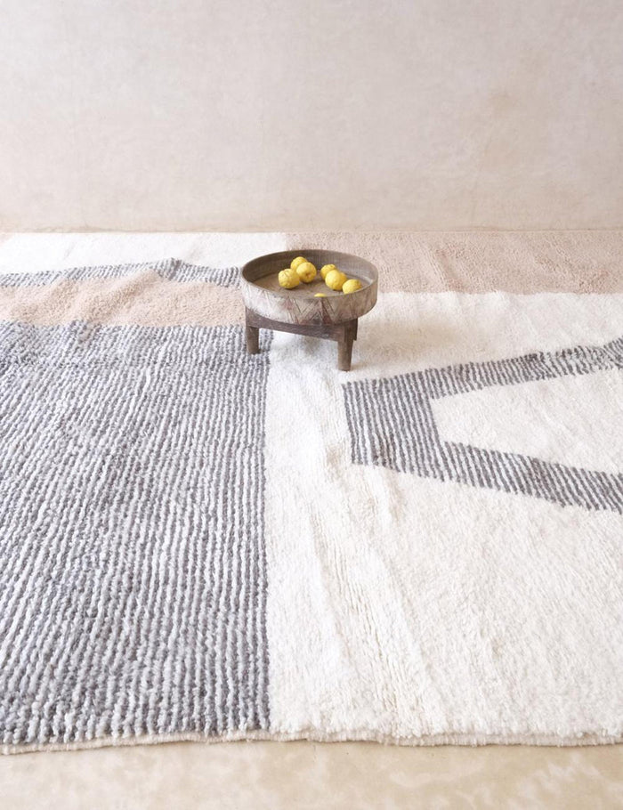 AFK Living vloerkleed Berber - handgemaakt - Wol - 255 x 343 cm