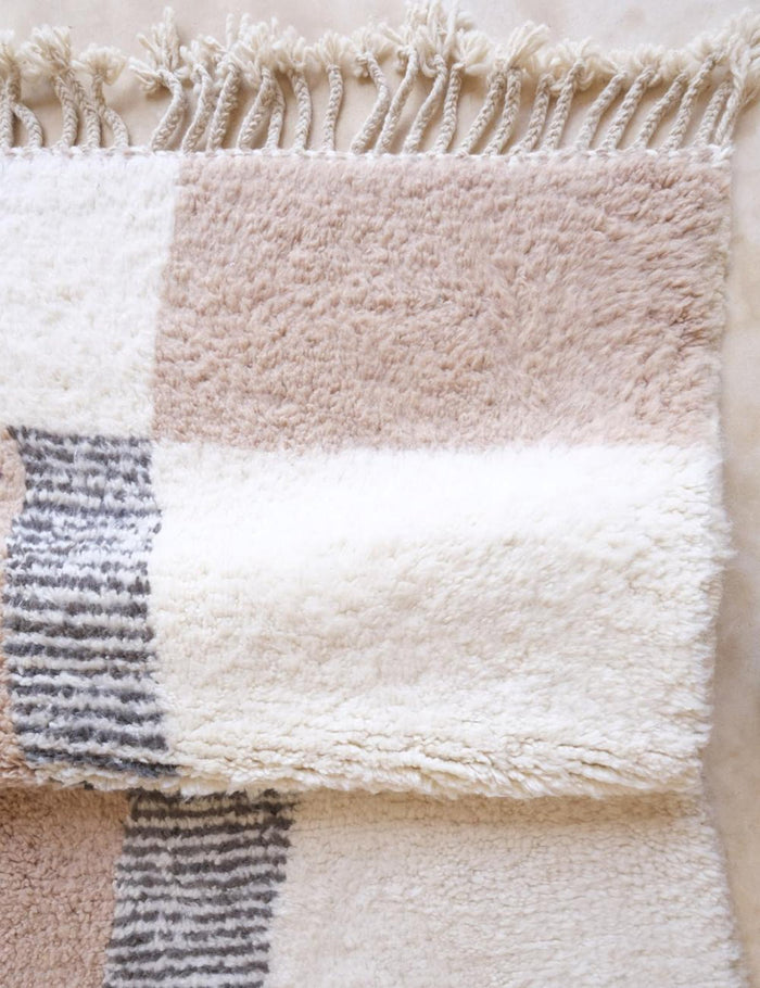 AFK Living vloerkleed Berber - handgemaakt - Wol - 255 x 343 cm