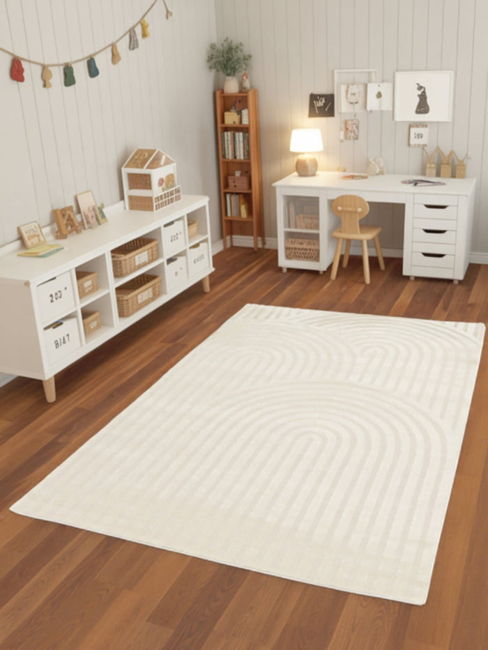 AFK Living vloerkleed Arcade - reliëfeffect - beige