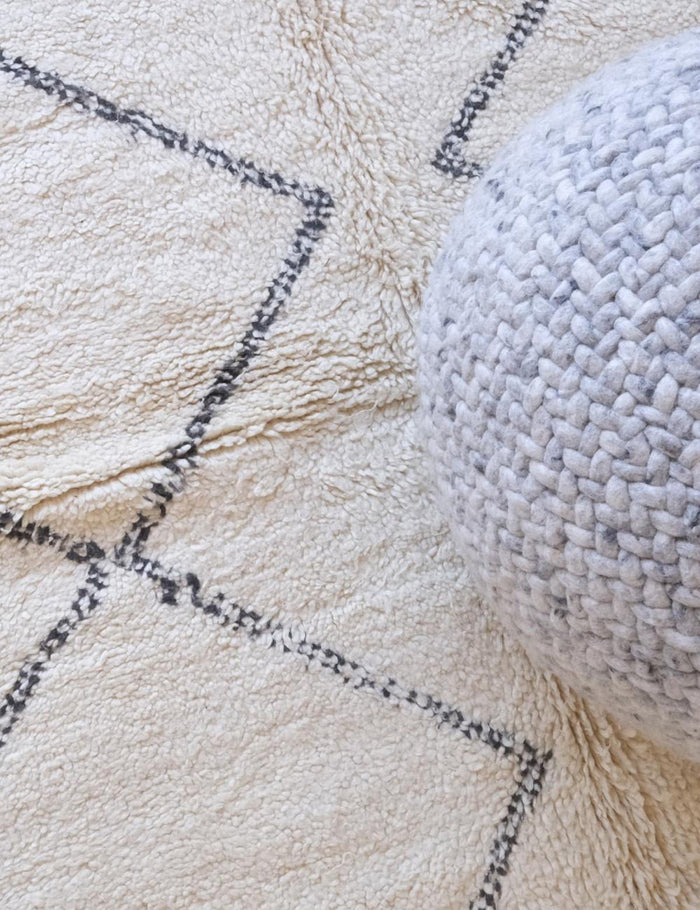 AFK Living vloerkleed Berber - handgemaakt - Wol - 207 x 283 cm