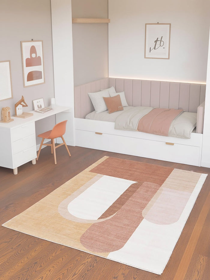 AFK Living vloerkleed Lavis - gedrukt - terracotta