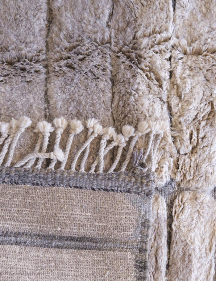 AFK Living vloerkleed Berber - handgemaakt - Wol - 215 x 314 cm