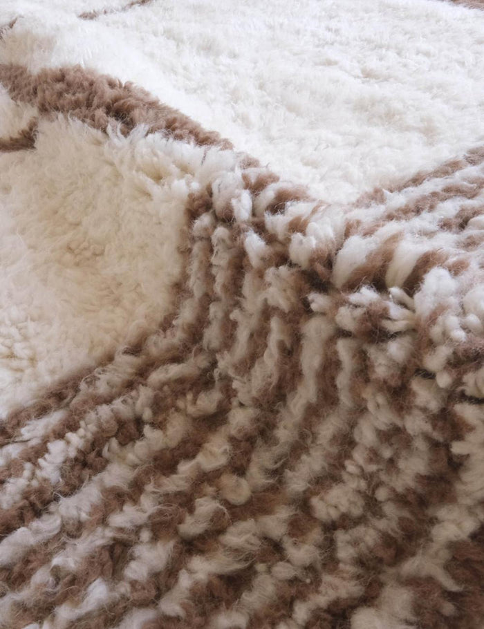 AFK Living vloerkleed Berber - handgemaakt - Wol - 245 x 352 cm