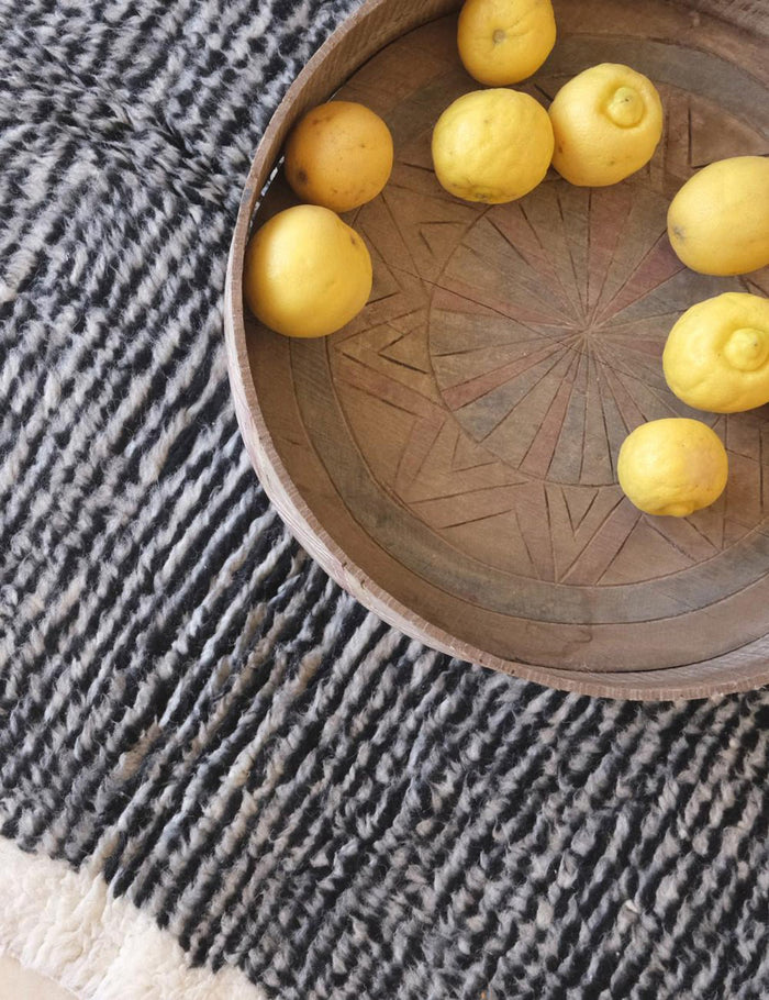 AFK Living vloerkleed Berber - handgemaakt - Wol - 119 x 227 cm