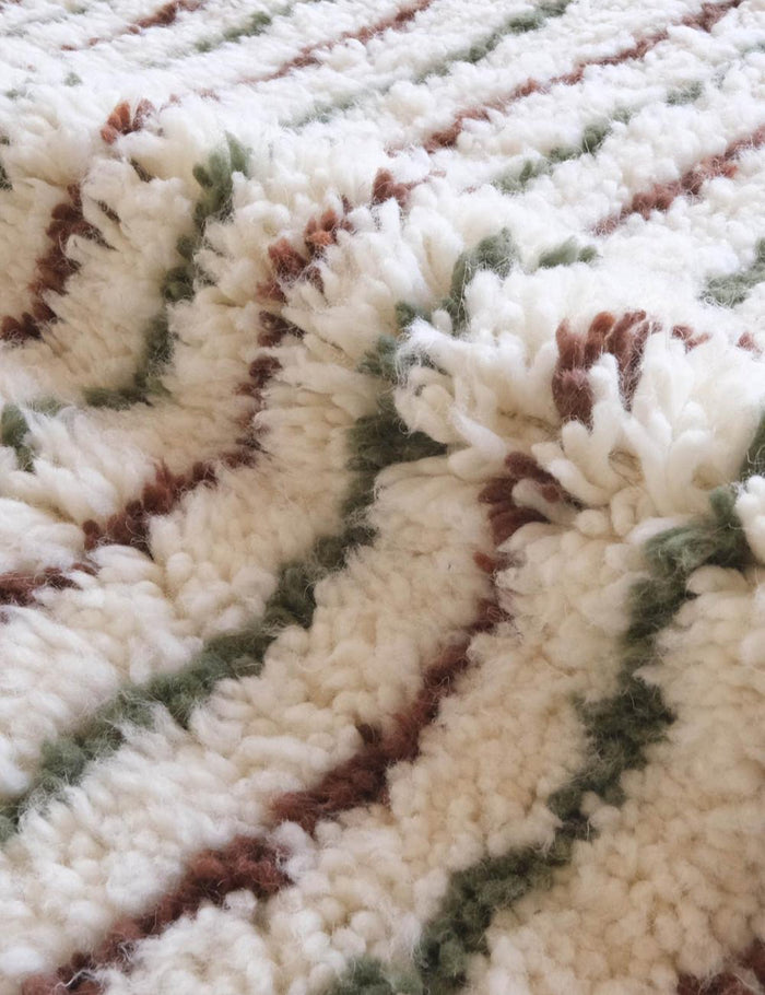 AFK Living vloerkleed Berber - handgemaakt - Wol - 253 x 346 cm