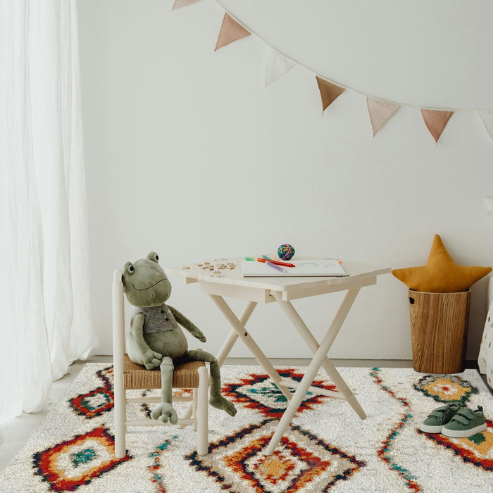 AFK Living vloerkleed Native - shaggy - veelkleurig