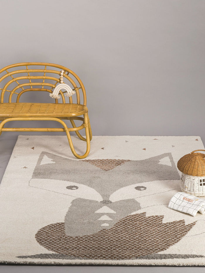 AFK Living vloerkleed Vos - voor kinderen - veelkleurig