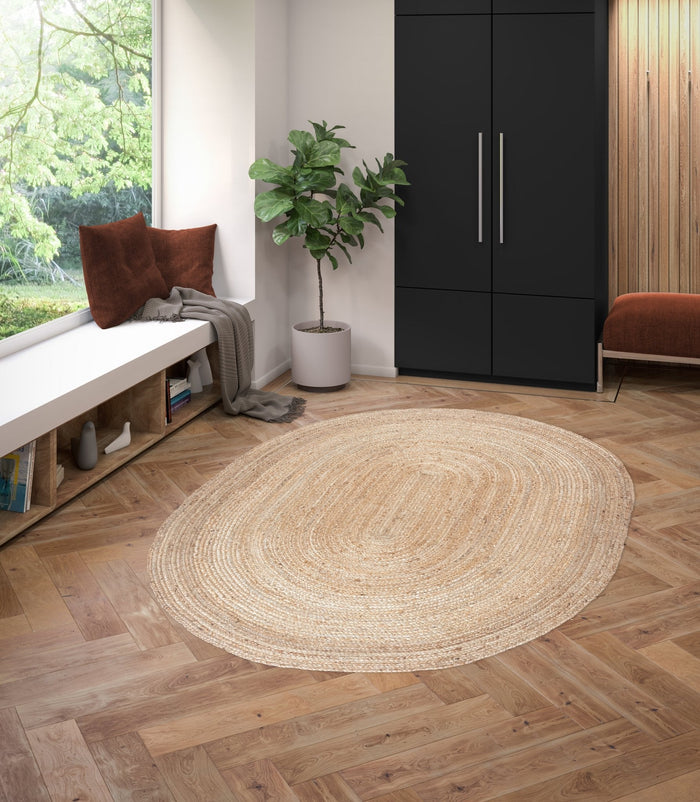 AFK Living vloerkleed Natura - handgemaakt - Jute