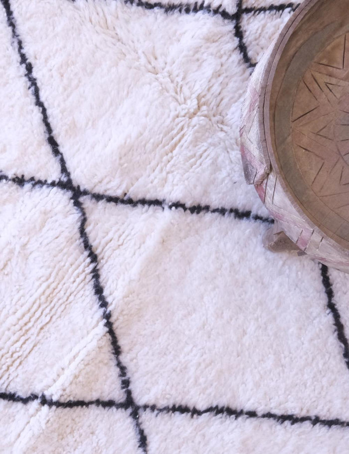 AFK Living vloerkleed Berber - handgemaakt - Wol - 133 x 181 cm