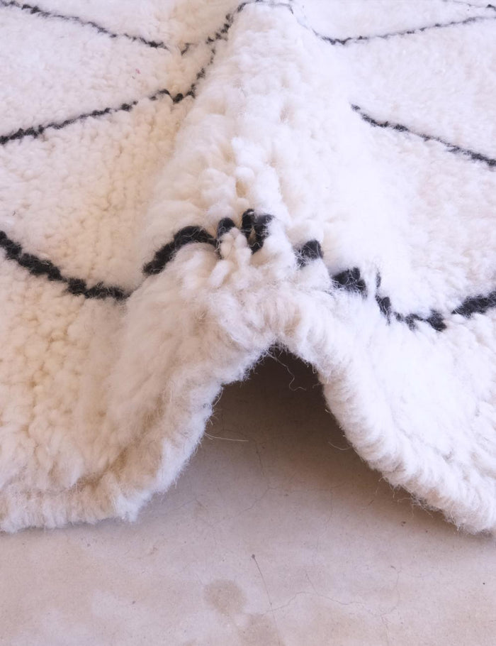 AFK Living vloerkleed Berber - handgemaakt - Wol - 133 x 181 cm