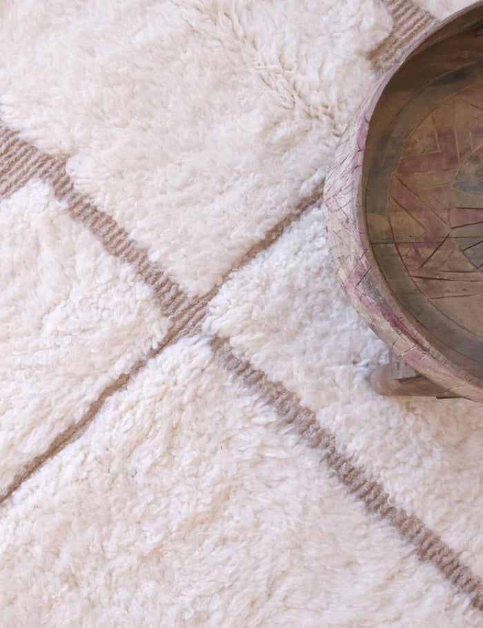 AFK Living vloerkleed Berber - handgemaakt - Wol - 206 x 300 cm